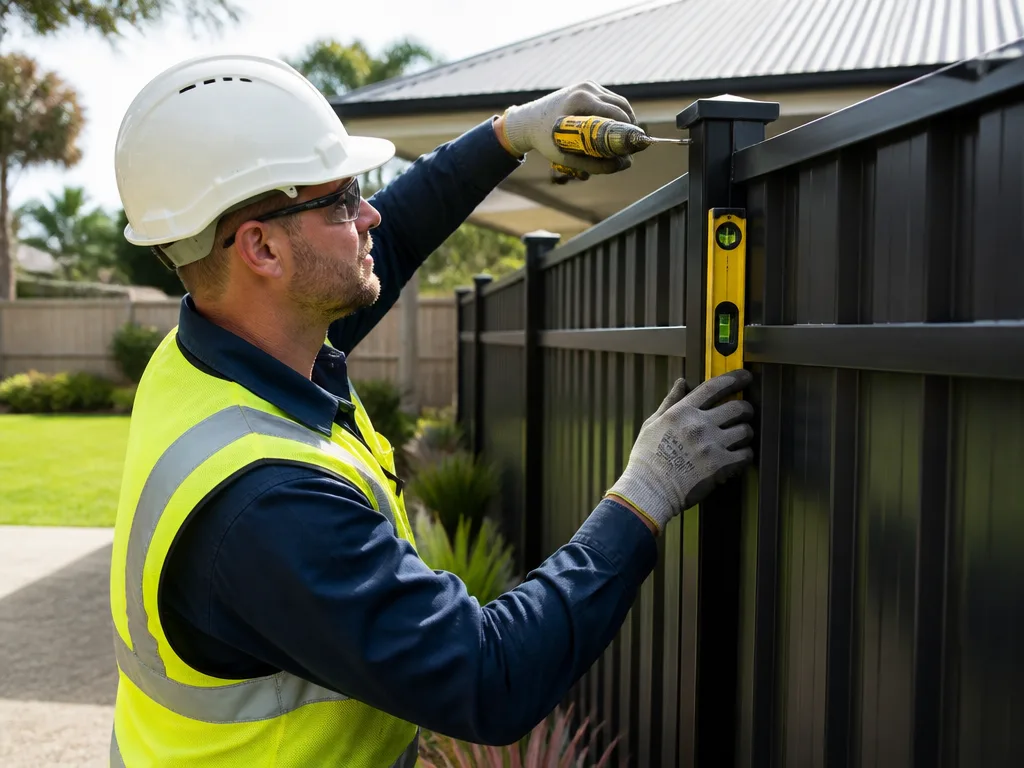 Aluminum Fence Installation