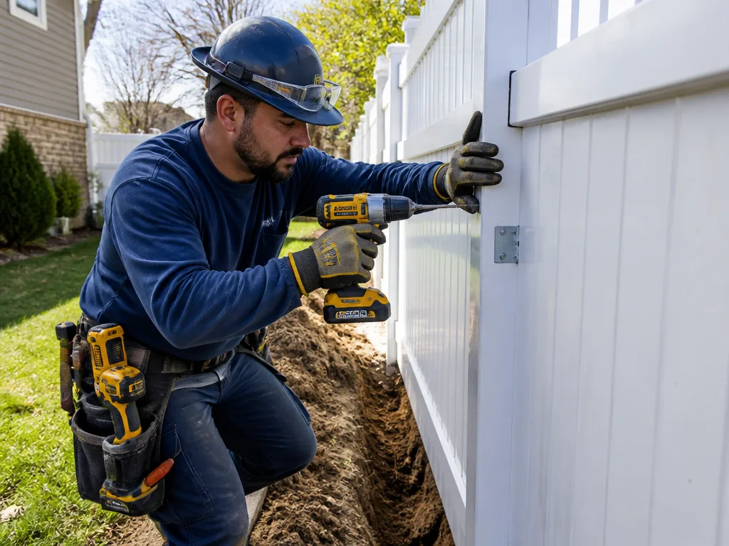 Vinyl Fence Installation