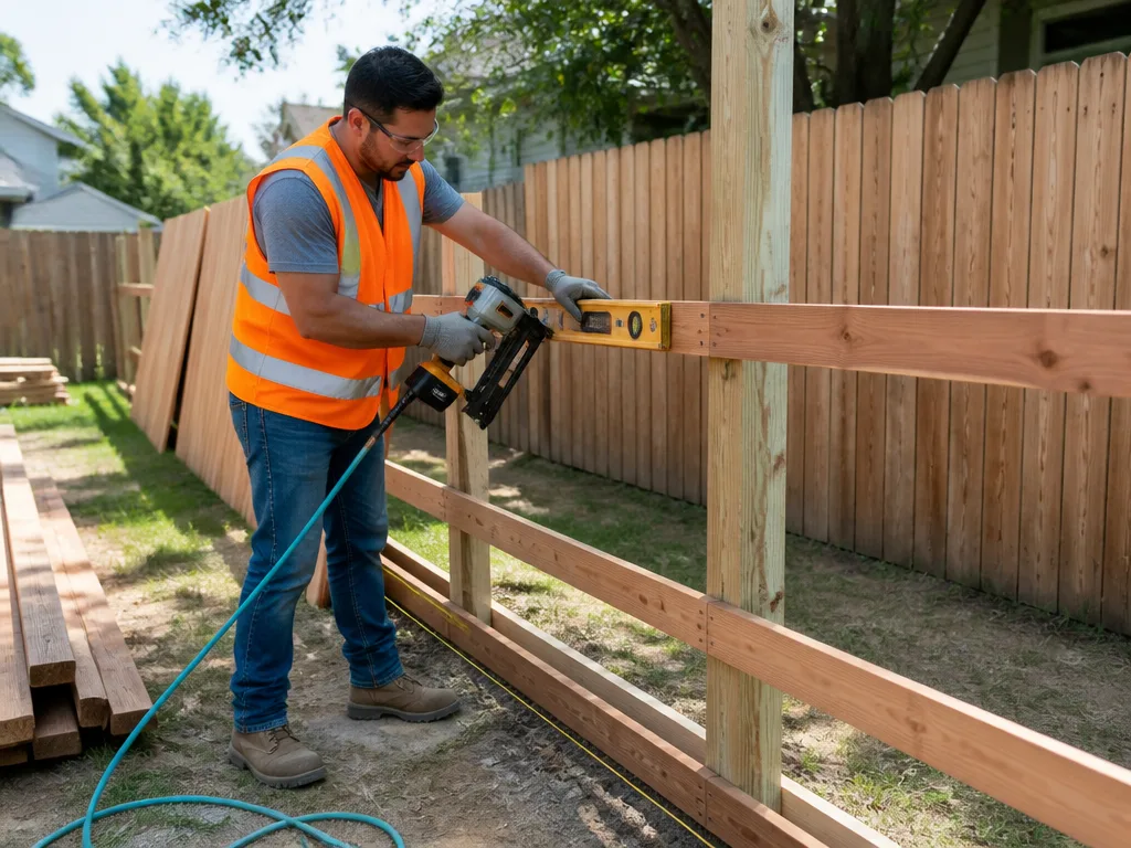 Wood Fence Installation