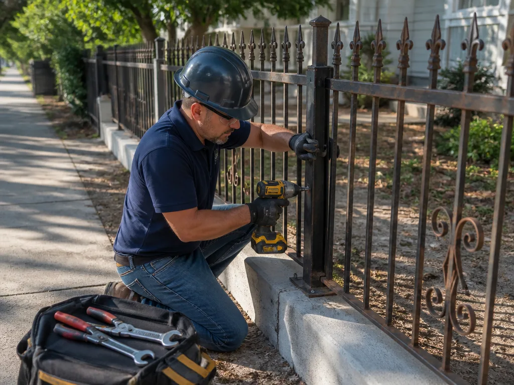 Wrought Iron Fence